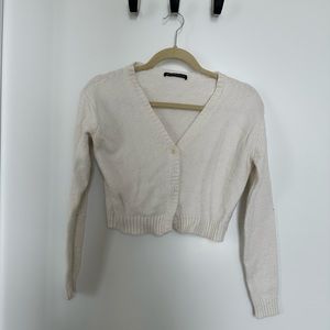 Brandy Melville White cardigan